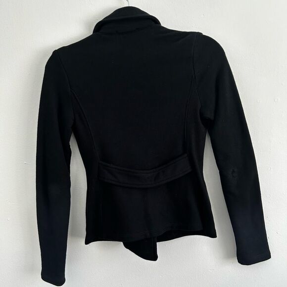Standard James Perse Black Jacket Size 0 Classic Quiet Luxury Neutral Minimalist - Picture 10 of 10